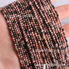 Organic tourmaline beads, nail decoration, accessory, 2mm, moonstone