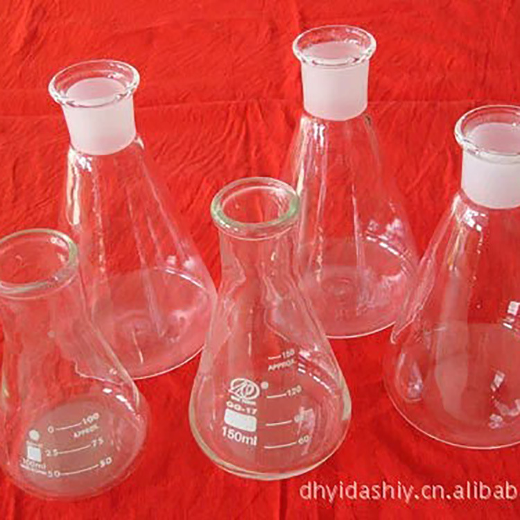 石英三角瓶 小口径石英瓶 石英玻璃管石英玻璃制品多规格石英仪器