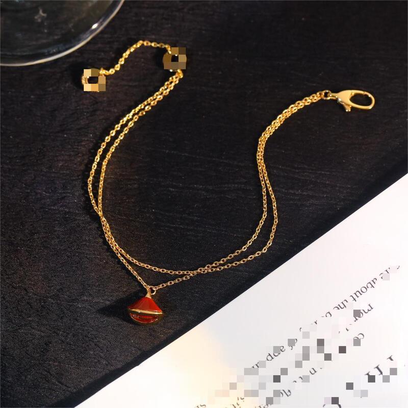 Bv Small Skirt Bracelet Rose Gold Red Jade Trendy Light Luxury Simple High-End Version Bracelet Jewelry Direct from Manufacturer Bv Small Skirt Bracelet Rose Gold Red Jade Trendy Light Luxury Simple High-End Version Bracelet Jewelry Direct from Manufacturer