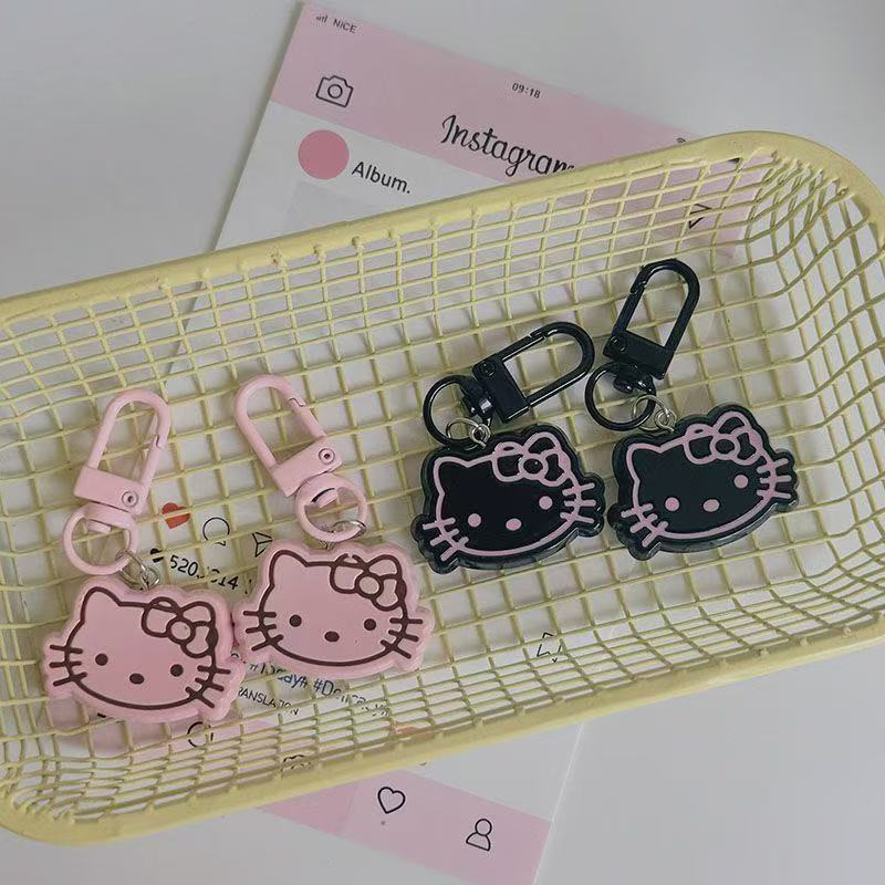 Cartoon New Cat Piece Girl Keychain School Bag Bag Pendant Couple Best Friend Key Chain Kt Cat