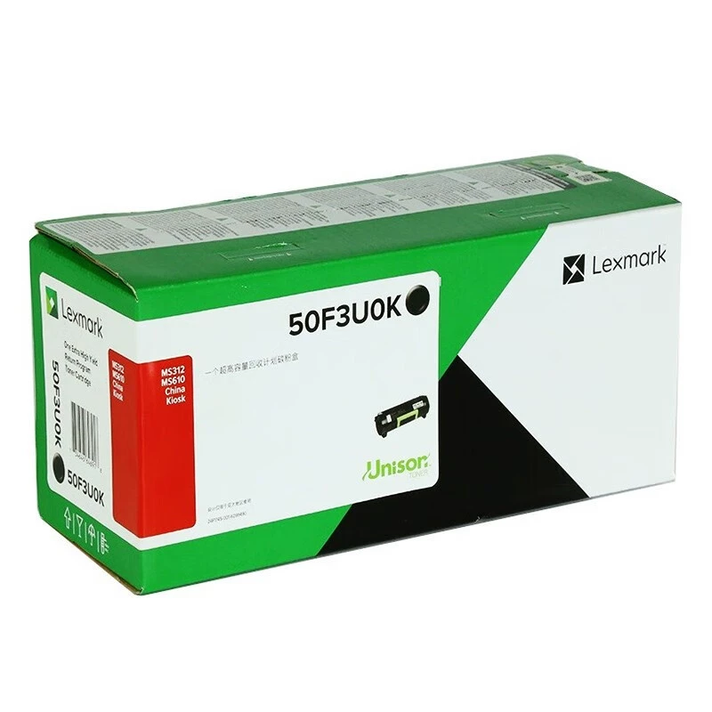 Исходный LEXMARK Lexmark 50F3U0K MS312K 610K K версия банковский аппарат прямые поставки порошковый коробка тонер картридж