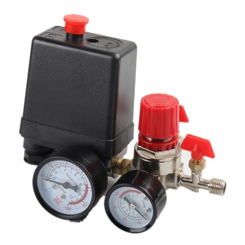 Factory direct sales three-hole four-hole pressure regulating valve assembly air compressor pressure switch assembly accessories air pump automatic switch