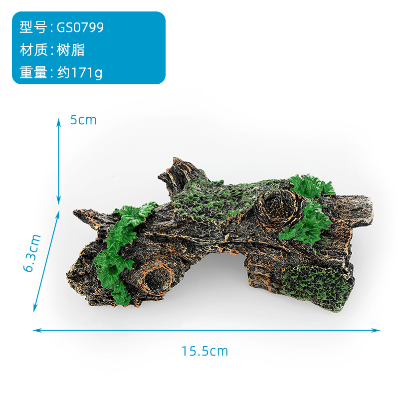 Decoración de paisajismo de peceras, raíces de árboles, corteza de árboles, agujeros de árboles, agujeros de refugio, peces y camarones, descansos, casas de refugio, desove, cría, fábrica de madera hundida