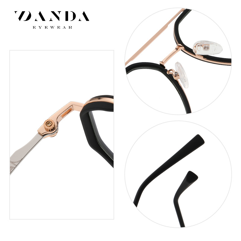 TJ823 moda multilateral gafas lisas de los hombres ultra-ligero TR90 miopía gafas marco puede ser equipado con grados anti-azul gafas de luz