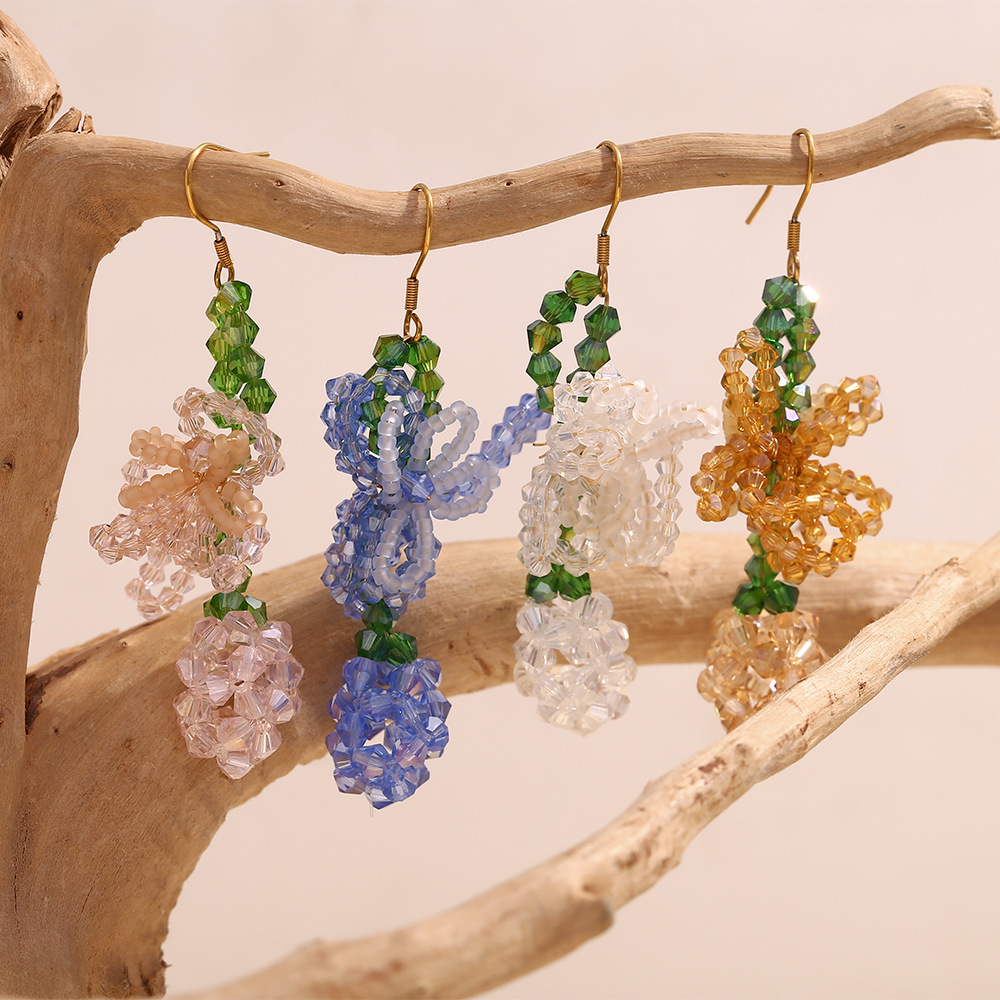 Bow Pineapple Stainless Steel Earrings