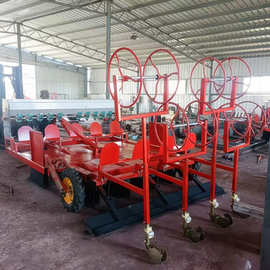 黄芪药材移栽机平地药材种植机施肥栽苗种植机振动挖药机厂家图片