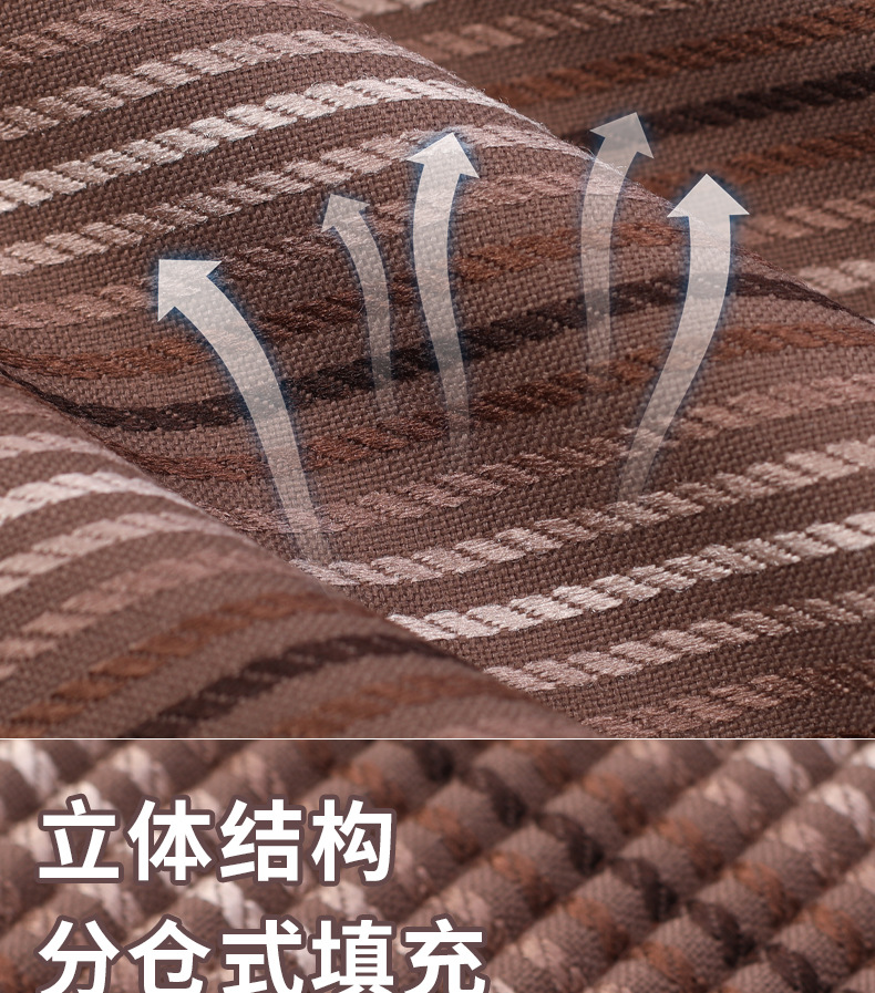 Car Seat Cushion, All-Season Saddle Cushion, Universal Perforated Trendy Health-Preserving Half-Pack Linen High-End Car Seat Cushion, Non-Slip