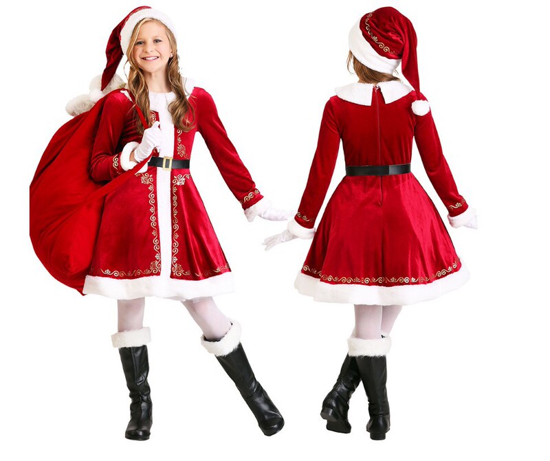 New Children's Christmas Costume Princess Dress cos Performance Clothes Christmas Boys and Girls Christmas Performance Costume Manufacturers