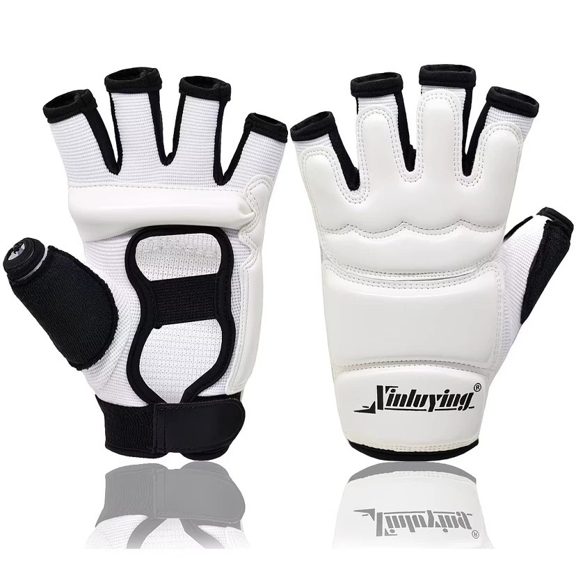 Cross-Border Wholesale Half-Finger Hand and Foot Protectors, Taekwondo Equipment, Gloves, Foot Protectors, Boxing, Sanda, Fighting Hand and Foot Guards