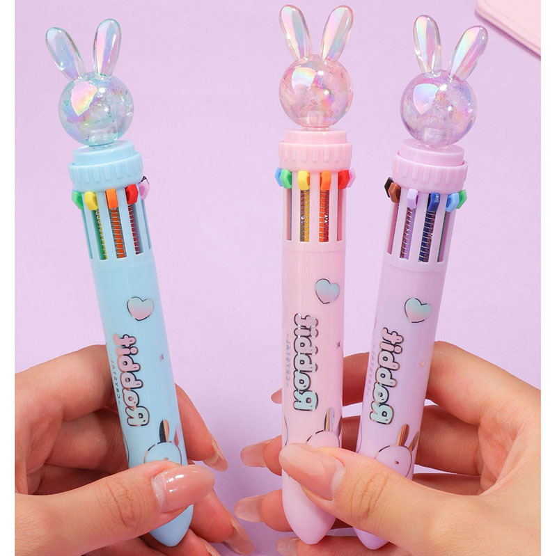 12 bolígrafo creativo 12 colores multifunción bolígrafo de color estudiantes bolígrafo multicolor bolígrafo atómico NaYou