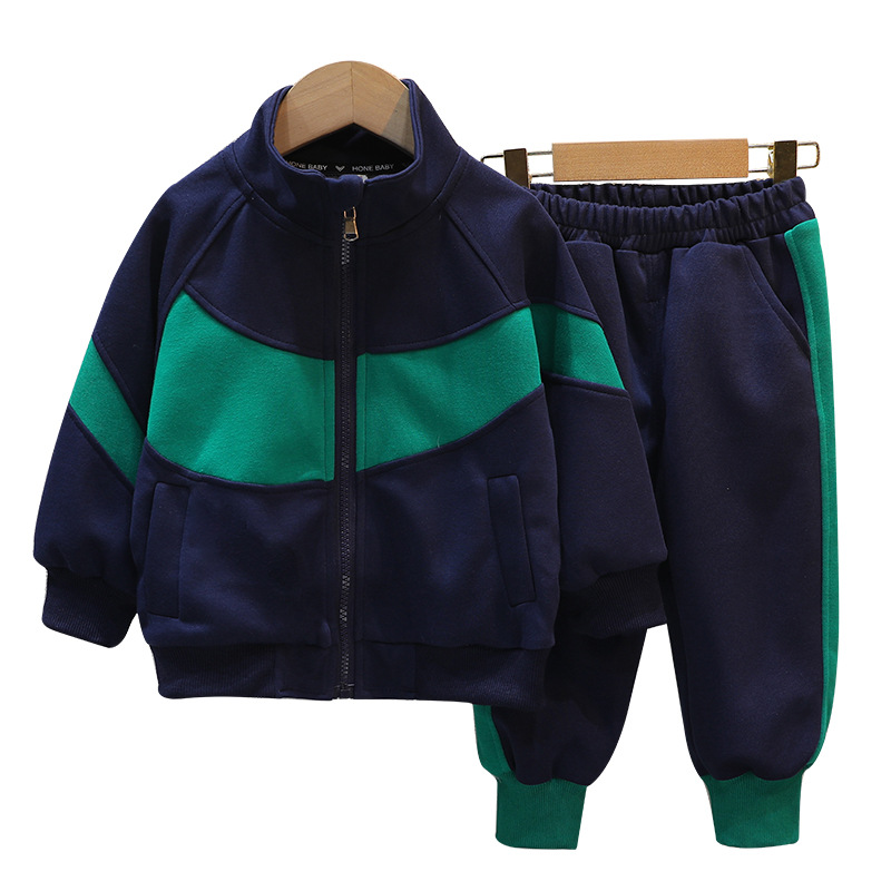 6390 Traje deportivo de otoño para niños 2025 nuevos modelos de primavera y otoño para niños pequeños y medianos