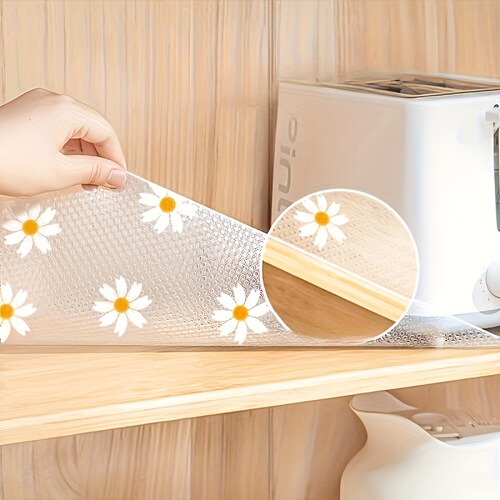 EVA Thick Printed Table Mat Cabinet Mat Shoe Cabinet Drawer Moisture Proof Pad Paper Cuttable Kitchen Waterproof Oil Proof Mat