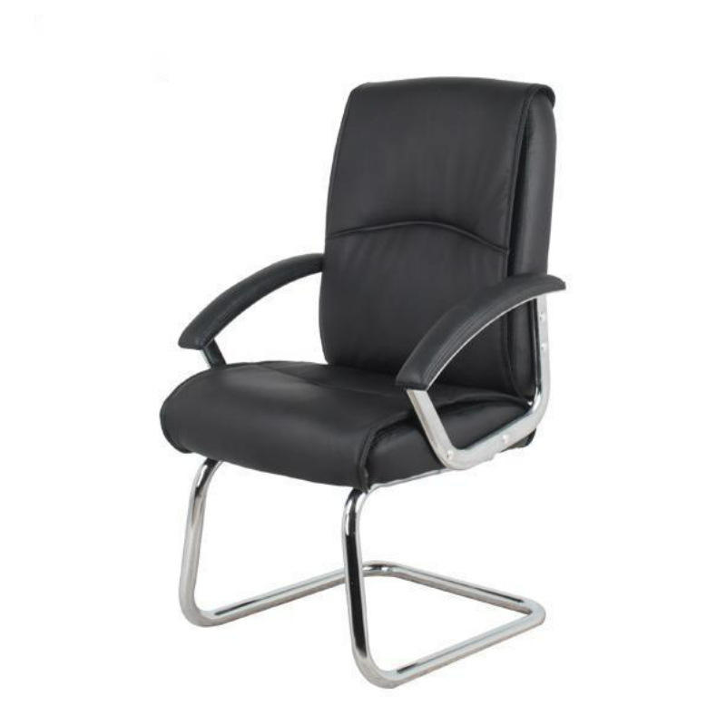 High Quality Leather Staff Chair Task Chair Office Conference Room Training Computer Chair Orange Yellow White Black
