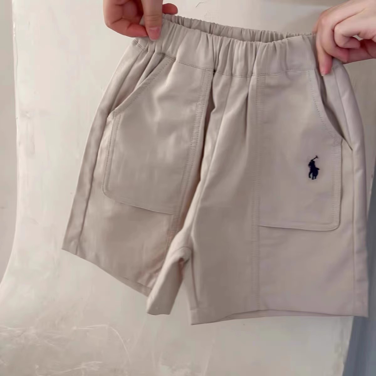 Beige trousers