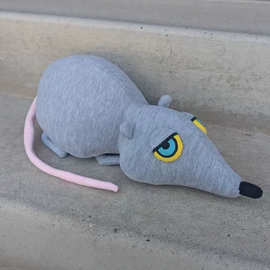 新品Jerma Rat Plushie - Giant Rat 大老鼠抱枕公仔毛绒玩偶