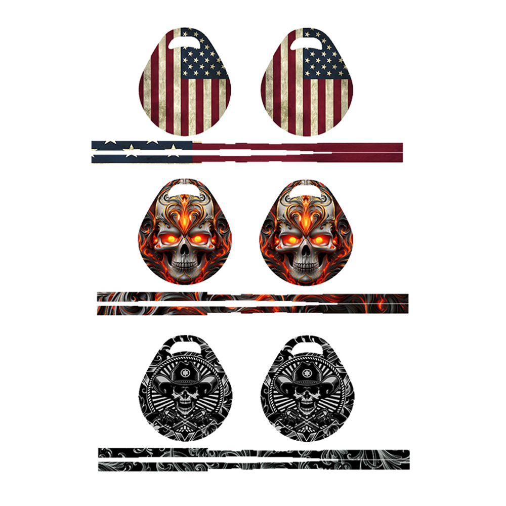 Para Harley Traveler XL883 XL1200 07 - 16 Key Stick Key Cover Set