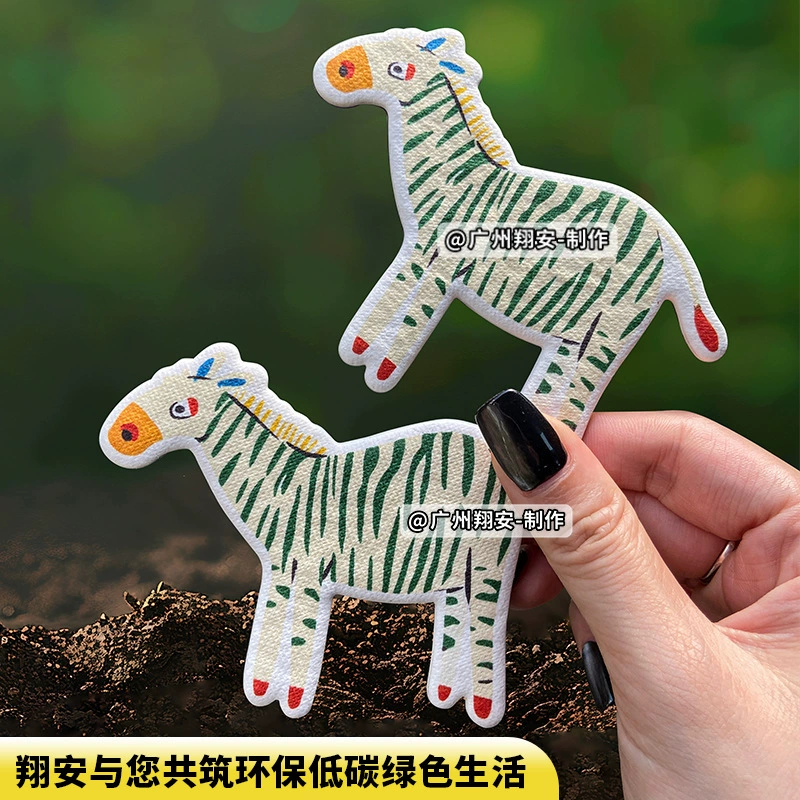 Сажаемые магниты на холодильник, изготовленные на заказ мягкие магнитные магниты на холодильник из семенного бумаги ручной работы, экологически чистые и прорастаемые магниты на холодильник.