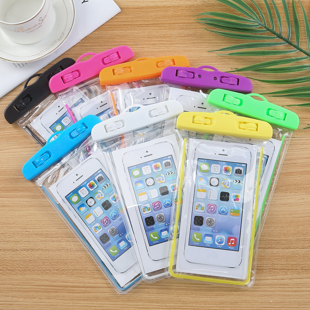 Airbag phone waterproof bag, diving protective case, swimming, hot spring, water park, water play equipment