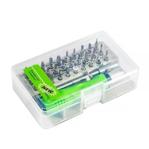 32-in-1 Multi-Home Use Clock & Phone Disassembly & Repair Hardware Tools 7389 Combination Screwdriver Bit Set