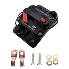 Automobile, yacht, RV circuit breaker, automatic circuit breaker protection, recoverable circuit breaker, fuse seat circuit protector