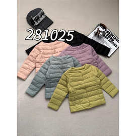 281025 儿童轻薄内胆羽绒服新款秋冬超轻女童男童宝宝外套