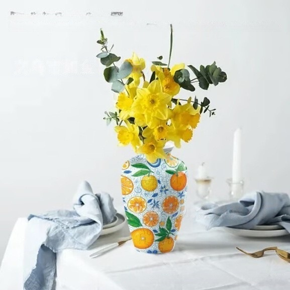 3D Jigsaw Puzzle - Refreshing Orange3D 拼图冰爽清爽橘子花瓶|undefined