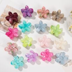 欧米のクロスボーダーの卵の花は紫荊花を挟んで祝日の高級感の女性の後頭部のサメを挟んでアクセサリーを挟みます。