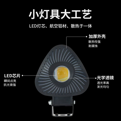 LED motorcycle spotlight, high-brightness Motorcycle headlights, headlights
