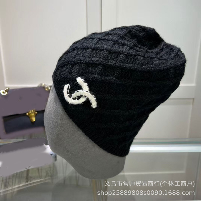 Xiaoxiangfeng ダブル C ハットの正しいバージョン、秋冬の暖かいフレグランスおばさんウール帽子、男性と女性用、多用途の有名な帽子|undefined