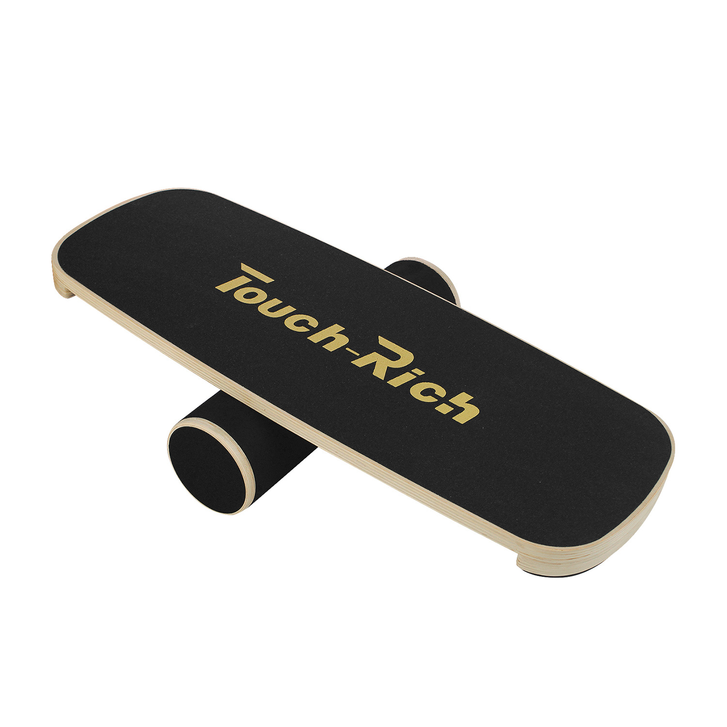 Tablero de entrenamiento rodillo de madera de alta dificultad tablero de entrenamiento de fitness en casa yoga deportes tablero de Yoga de madera tablero de equilibrio