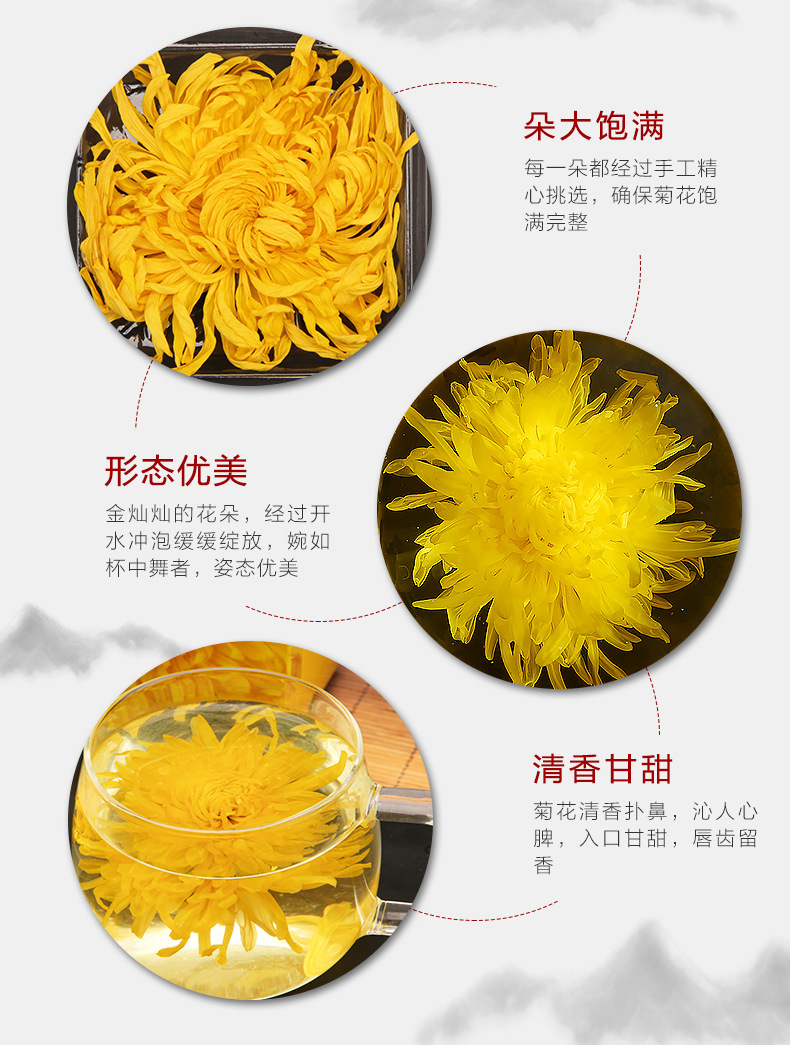 金丝皇菊黄色礼盒_03