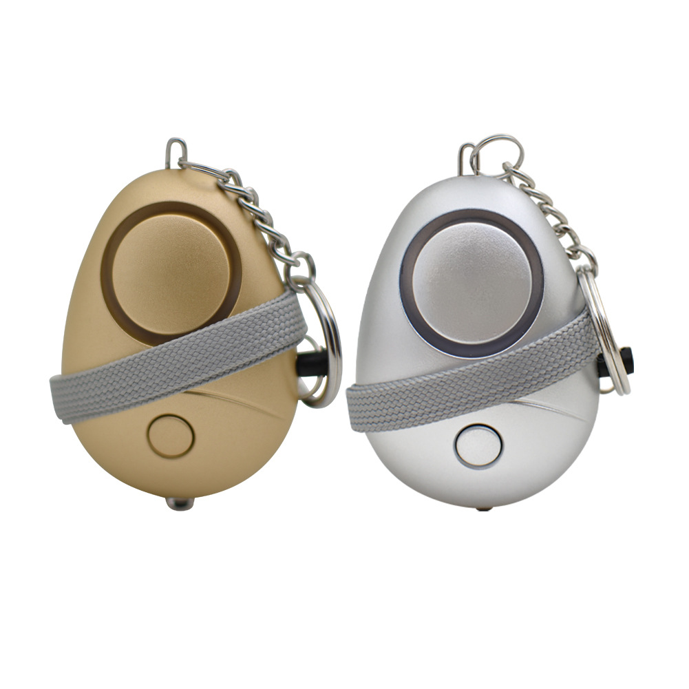 Alarma Personal de Tirador Portátil con Luz LED para Mochila y Llavero