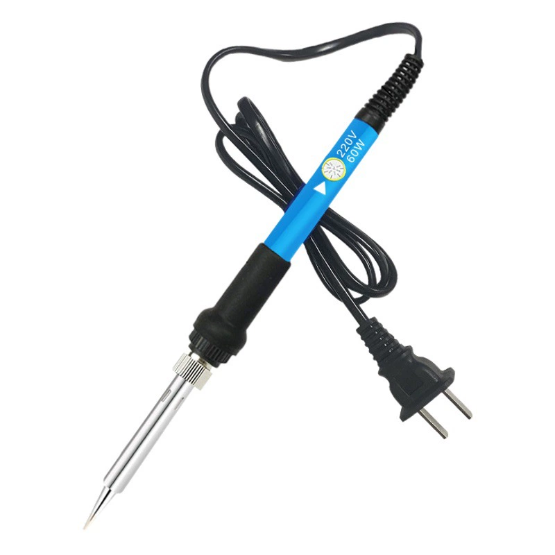 Китайский стандартный промышленный Электрический паяльник Бытовая Регулируемая температура Высокая мощность 220V60W Электрический паяльник US Стандарт США ЕС Luo Iron Suit