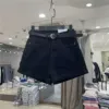 Чёрный, с поясом