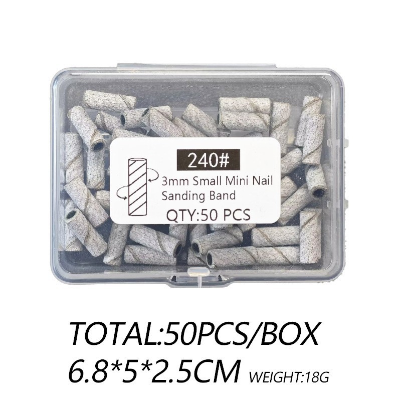 Mini anillo de arena pulido de uñas, eje de acero inoxidable de alta calidad, herramienta especial para tienda de uñas, anillo de arena resistente al desgaste de alta resistencia