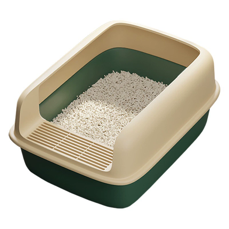 Полузакрытый лоток для кошек, очень большой, с защитой от разбрызгивания, утолщенный, для животных, непроницаемый для запахов, доступен дропшиппинг.