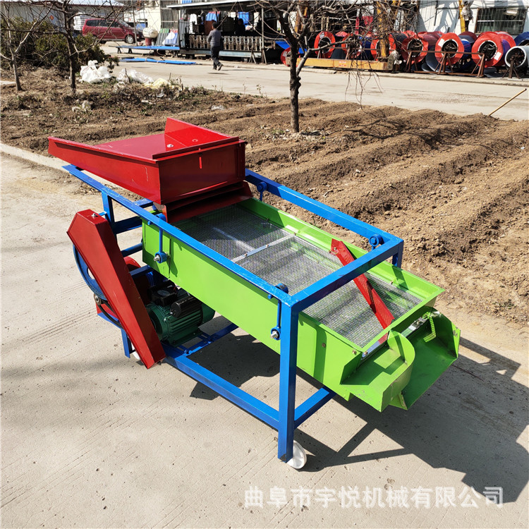 五谷杂粮粮食筛选机 电动除杂震动筛  两相电除杂精选机
