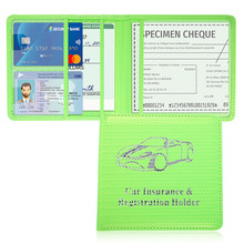 新款多功能汽车证件夹护照卡包跨境机票收纳简约