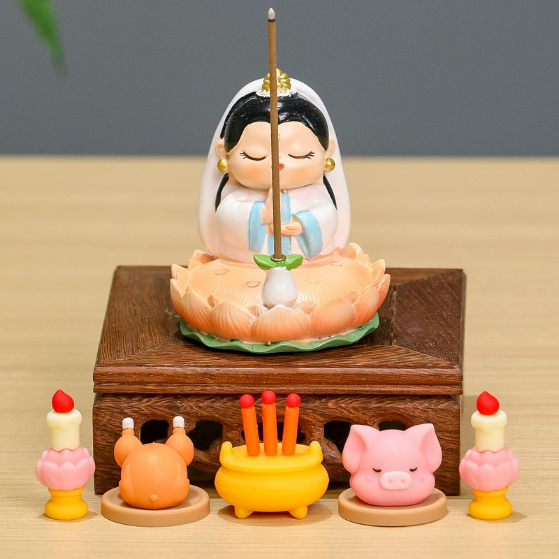 Маленькие боги декомпрессионные украшения украшения для дома, посвященные богу богатства