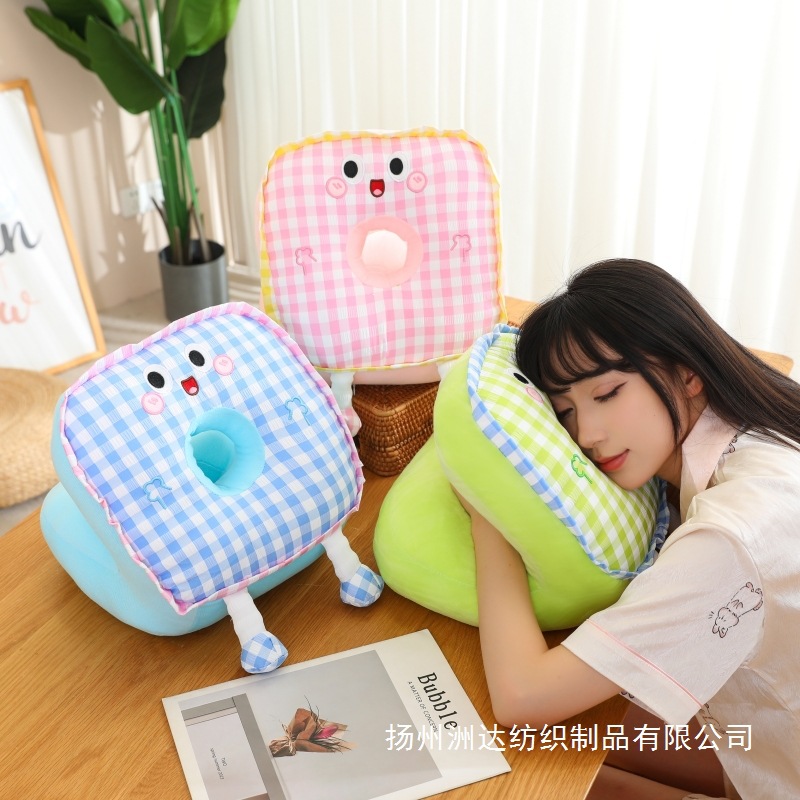 Almohada de Siesta para Escritorio de Peluche Cómoda para Estudiantes