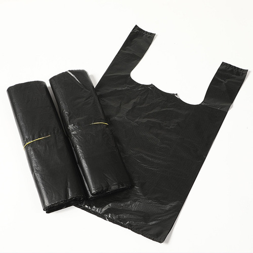 Thickened waste bag, household hand-held shoulder bag, disposable plastic bag, black plastic bag, kitchen hand-held bag