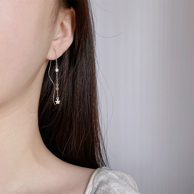 Fashion Star Copper Plating Ear line 1 Pair
