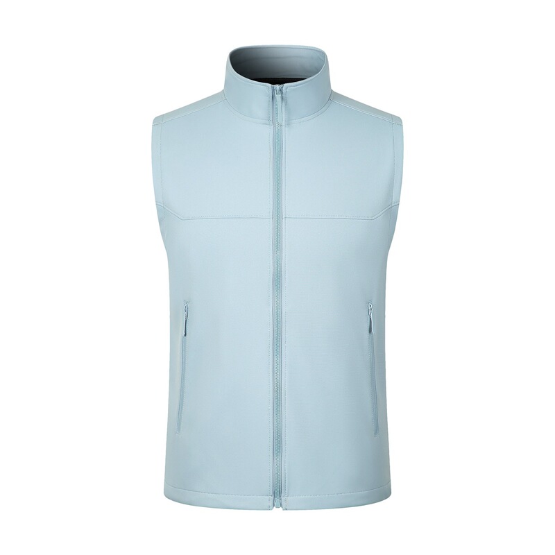 2401 Soft Shell Vest Men's Cross-Border Clip Vest Spring & Fall Sleeveless Excellent Two-Open Vest Outer Wear Red Black