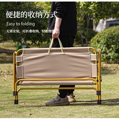 Outdoor folding chair portable double-layer folding chair camping beach chair recliner leisure fishing table and chair set for two wholesale