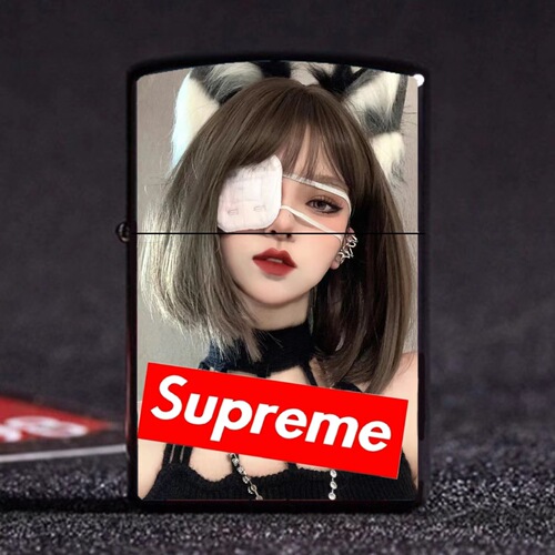 SUP trendy brand lighter creative copywriting quality kerosene windproof lighter metal shell supports drop shipping