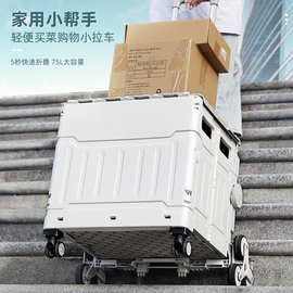 金猫折叠购物车家用爬楼买菜小拉车户外露营野餐可折叠手推车