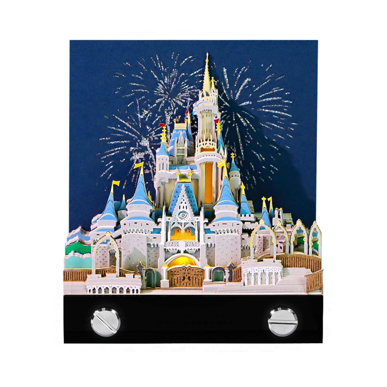 3D Castle Desk Calendar, Custom Creative Gift, 2026 Weekly Options with Lighted Covers