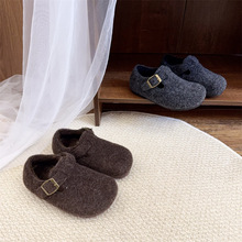 批发一件代发2025秋季新款女儿童时尚复古单鞋韩版公主软底勃肯鞋