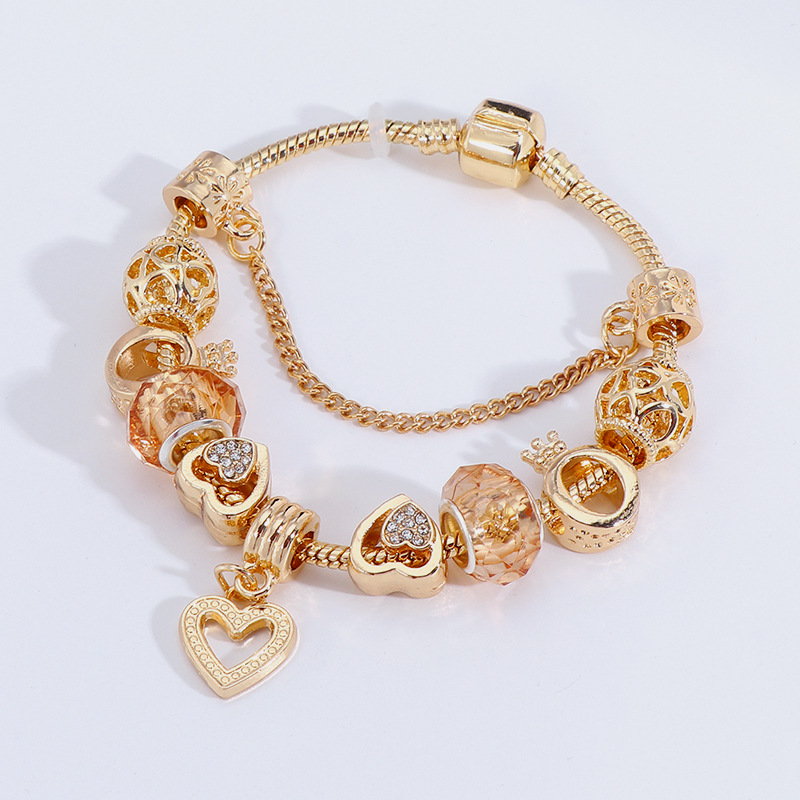design copper beaded bracelet