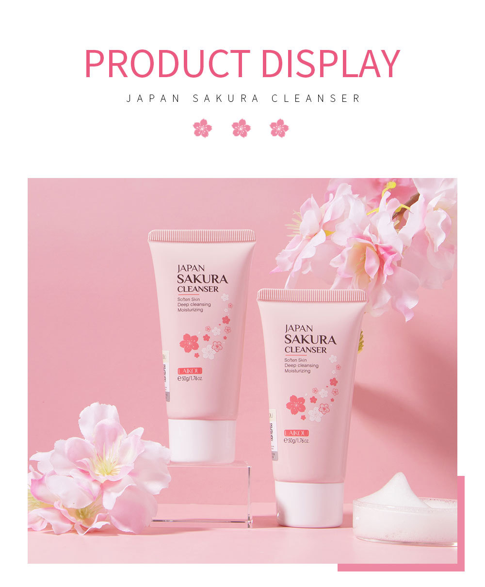 Sakura Facial Cleanser Image 11